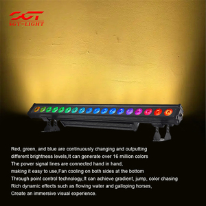 Luz de Pared LED Decorativa RGBWA+UV 6 en 1 de 18x12W, Control DMX, IP65, para Interiores/Exteriores, Fondo para Bodas - Product Image 6