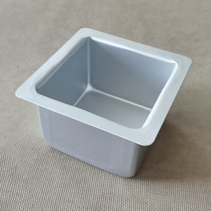 Moule à gâteau carré en aluminium anodisé de 4 à 16 pouces, profond, pour gâteau chiffon, plateau à pâtisserie, <span class=keywords><strong>plat</strong></span> à pâtisserie - Product Image 2