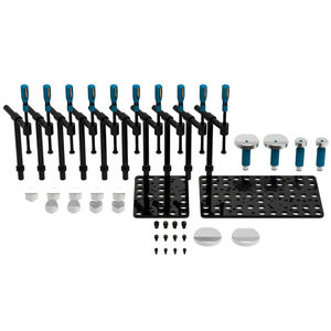 39-Piece GPPH Compact Pipe Clamping <b>Accessories</b> for <b>Welding</b> Tables, 16-28mm Holes - Product Image 1