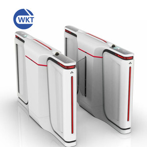 WAN phim hoạt hình tự động an ninh Flap rào cản turnstile mã QR & RFID Hệ thống kiểm soát truy cập cho phòng tập thể dục thư viện & văn phòng RFID cổng - Product Image 1