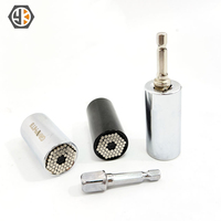 Jeu d'outils de clé à douille universelle disponible en plusieurs couleurs 7-19mm Outil universel de douille réglable