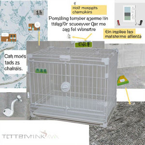 Köpek kafesi fabrika toptan katı desen tavşan ve köpek kafesi demir plastik tepsi ile kapalı kulübesi evcil hayvanlar için birden fazla boyut - Product Image 4