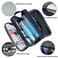 Trousse de toilette étanche pour femmes et hommes, trousse de voyage, trousse de maquillage, organiseur de cosmétiques