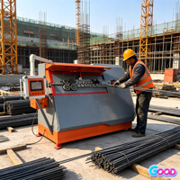 Cintreuse automatique de barres d'armature en acier au carbone TQ Brand 5,5 kW pour le traitement des barres d'acier