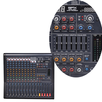Système de d'adresse numérique et audio professionnel, avec console de mixage sonore et de musique, dj