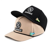 Casquettes de golf personnalisées X&K en gros avec broderie 3D, découpe laser durable, marqueur de balle magnétique et support de tee haute performance
