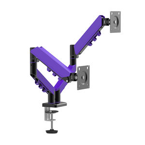 Charmount xoay có thể điều chỉnh VESA màn hình trắng <span class=keywords><strong>2</strong></span> cánh tay 32 inch Bàn Chủ kép gắn màn hình cánh tay - Product Image 5