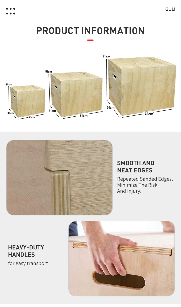 フィットネストレーニング機器ジャンプエクササイズジム用ウッド