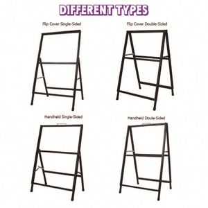 Portable Double-Sided Frame Display Stand Double Side Adjustable Poster Photo Frame Stand - Product Image 2