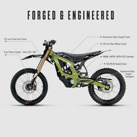 Batterie 45AH, garde au sol de 280 mm, vente en gros de motos électriques Surron Light Bee 2.