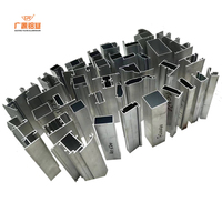 China 6063 T5 Perfil de aluminio para ventanas Perfil de aluminio anodizado negro Extrusión Anodizado Sección del Líbano