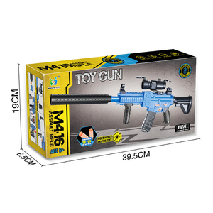 Pistola Giocattolo Elettrica Airsoft con Proiettili Morbidi, Gioco di Tiro Nerf con Espulsione del Bossolo, Pistola M416 per Bambini - Product Image 6