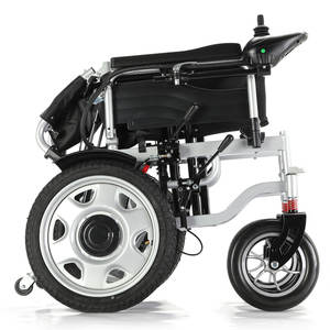 Gran oferta 2025, silla de ruedas eléctrica plegable portátil completamente automática con respaldo alto y cómodo para ancianos - Product Image 4