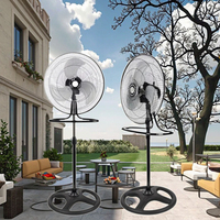 Grande Vente Ventilateur Industriel 3 en 1 de 18 Pouces, Ventilateur sur Pied Puissant en Métal à Circulation d'Air pour Tour de Refroidissement Électrique