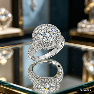 Anillo de Boda Personalizado de Oro Sólido de 14K, S925/10K/14K/18K, con Diamante Cultivado en Laboratorio de 1.5 Quilates, Corte Brillante, Calidad VVS-VS, para Fiesta - Product Image 4
