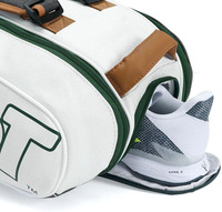 Échantillon Gratuit Sac de Voyage en Tissu Coton 50-70L pour Sports de Raquette en Plein Air pour Femmes, Sac à Dos de Pickleball, Sac de Tennis Padel