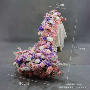 Guirnalda Floral Artificial para Decoración de Bodas y Escaparates, Camino de Mesa en Cascada con Flores para Fiestas de Cumpleaños y Compromisos - Product Image 6