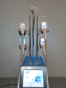 Appareil de raffermissement corporel à double tête avec poignées rafraîchissantes pour un traitement de remodelage professionnel - Product Image 6