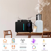 Diffuseur d'arômes commercial à double buse en métal sur mesure, vente directe usine, machine à parfum HVAC pour grands espaces