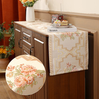 Chemin de table jacquard de luxe brodé à pompons Ychon pour mariage et décoration intérieure