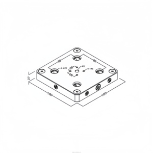 Thay Đổi Nhanh Chóng Zero Điểm Cơ Sở 96Mm Cho H125 Tự Định Tâm VISE | 5-Trục CNC - Product Image 4