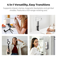 K&F Concept 360 °   Trépied magnétique rotatif 4-en-1 portable en aluminium pour iPhone 17/16/15/14 Pro Max