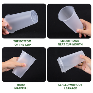 Disposable Snack <b>Drink</b> <b>Cup</b> with Straw Custom Fried Chicken Snack Bowl Hotpot <b>Cup</b> Wholesale Food Takeaway <b>Plastic</b> <b>Cup</b> with Tray - Product Image 5