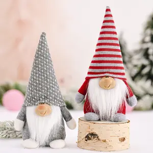 Decorazioni per Gnome di natale di peluche elfo svedese festa 2024