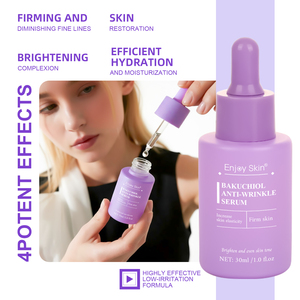 Private Label Orgânico Coreano Skincare Bakuchiol Colágeno Retinol Niacinamida Anti Envelhecimento Reduzir Linha Fina Soro Rosto para a Beleza - Product Image 5