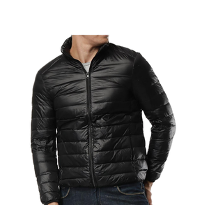 Men's Thick Bomber Jacket Full Zip Water Resistant Quilted Lined Winter Casual Hooded Finished - Product Image 1