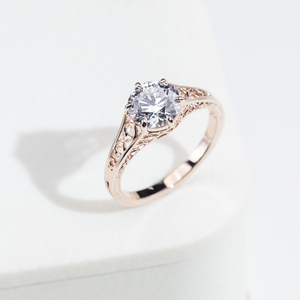 แหวนเพชรเม็ดกลมทอง 9K รุ่น MSR-2079 จาก Messi Jewelry - Product Image 1