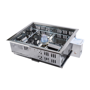 PINNOVO-<span class=keywords><strong>Barbacoa</strong></span> eléctrica sin humo para interior <span class=keywords><strong>de</strong></span> restaurante coreano, parrilla <span class=keywords><strong>redonda</strong></span> <span class=keywords><strong>de</strong></span> acero inoxidable para <span class=keywords><strong>barbacoa</strong></span> - Product Image 6