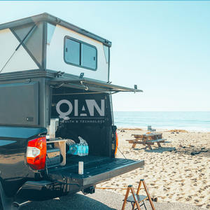 <span class=keywords><strong>Camper</strong></span> para Camioneta con Plataforma Deslizable para Dormir, Paredes de Aluminio Tipo Panal y 4 Ventanas, Piso con Capacidad de Carga de 215 kg - Product Image 4