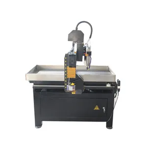 Small Size Wood Cnc Router Machine 6090 With Rotary Attachment