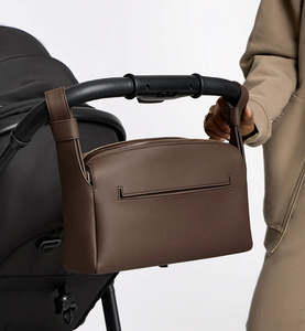 Bolsa Organizadora para Cochecito de <span class=keywords><strong>Bebé</strong></span>, Elegante y <span class=keywords><strong>Universal</strong></span>, Bolsa de Almacenamiento para Pañales, Material de PU, para Mamá - Product Image 6