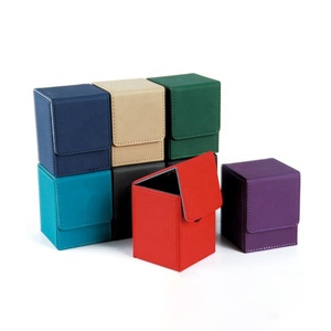 Rabat de vente chaude personnalisé 100 + cartes à manches boîte de rangement de pont de qualité supérieure boîte de pont TCG étui de pont - Product Image 1