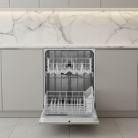Panier inférieur de lave-vaisselle de remplacement, panier en fil d'acier inoxydable, grande capacité, durable pour un usage domestique et commercial