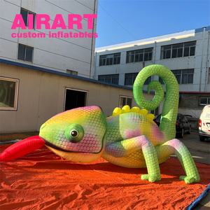 Animales inflables para reptiles, lagarto de dibujos animados inflable colorido, Airart, cabrita inflable personalizada - Product Image 4