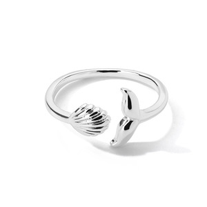 Go Party – bijoux en laiton plaqué or 18K, bagues de doigt réglables d'ouverture, plage d'été, queue de <span class=keywords><strong>sirène</strong></span> pour femmes - Product Image 6