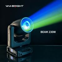 230W LED Beam Pattern Dual Prisms (Stapelbar) IP20 Moving Head Light mit Zoom und Leuchtring für Nachtclubs, DJs und Hochzeitsveranstaltungen