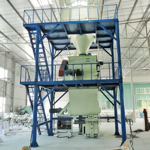 Twin Shaft Gravity-free Dry Mortar Mixing Plant