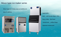 Machine à glace granulaire commerciale de 120 kg avec compresseur, moteur, pompe à eau et PLC pour une utilisation facile dans le traitement des aliments et des boissons