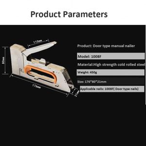 Los fabricantes suministran herramientas manuales, grapadora manual en forma <span class=keywords><strong>de</strong></span> U, pistola <span class=keywords><strong>de</strong></span> clavos. - Product Image 6