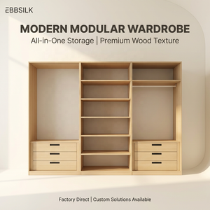 <span class=keywords><strong>Armadio</strong></span> in Legno Personalizzato con Specchio <span class=keywords><strong>e</strong></span> Cabina <span class=keywords><strong>Armadio</strong></span>, Guardaroba di Lusso in Legno per Camera da Letto, Produzione OEM - Product Image 2