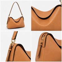 Sacs à bandoulière croisés en cuir véritable personnalisés pour femmes – Sacs à main élégants et modernes en forme de croissant, souples et arqués, pour le quotidien ou les vacances – Fournisseur en gros