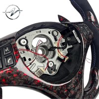 Volante Deportivo YZ de 3 Palancas con Pantalla LED y Fibra de Carbono para E90/E91/E92/E93 M3 Serie 3 328i/330i/335d