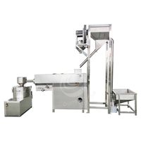 Machine de nettoyage et de décorticage de graines de sésame d'approvisionnement d'usine/machine d'épluchage de graines de sésame/ligne de production de pâte de sésame