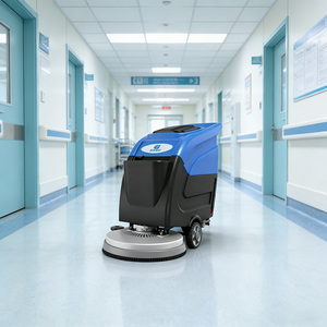 Nettoyeur de sol électrique de haute qualité, compatible avec les sols en carrelage, nettoyeur de sol à conducteur marchant, machine à laver les sols d'usine - Product Image 5