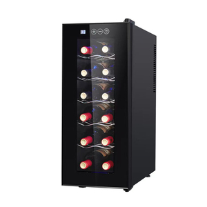 <span class=keywords><strong>Enfriador</strong></span> <span class=keywords><strong>de</strong></span> vino 32L <span class=keywords><strong>12</strong></span> <span class=keywords><strong>botellas</strong></span> Refrigerador <span class=keywords><strong>de</strong></span> vino Gabinete Nevera Independiente - Product Image 1