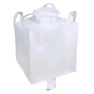 fabricantes de sacos de espaço branco para recipientes por atacado sacos de toneladas pré-pressionados de 2 toneladas de ponte de lodo